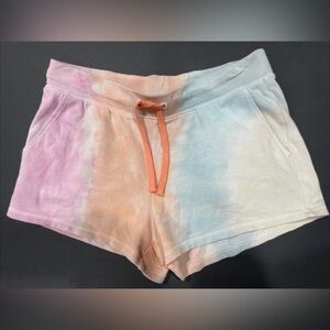 Old Navy Rainbow Tie Dye Lounge Shorts Vintage EUC Y2K